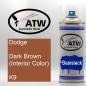 Preview: Dodge, Dark Brown (Interior Color), K9: 400ml Sprühdose, von ATW Autoteile West.